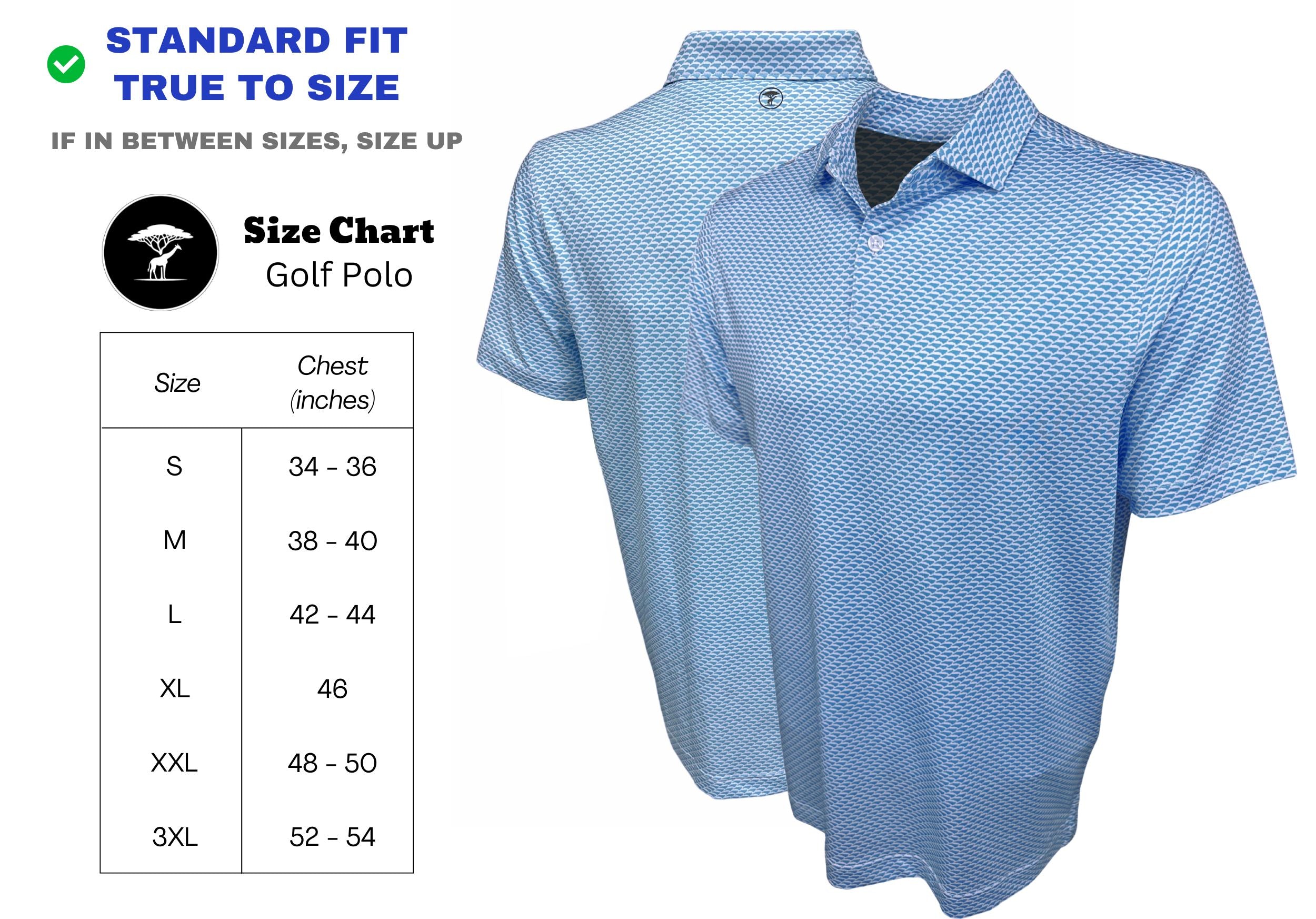 North Carolina Blue Print Polo